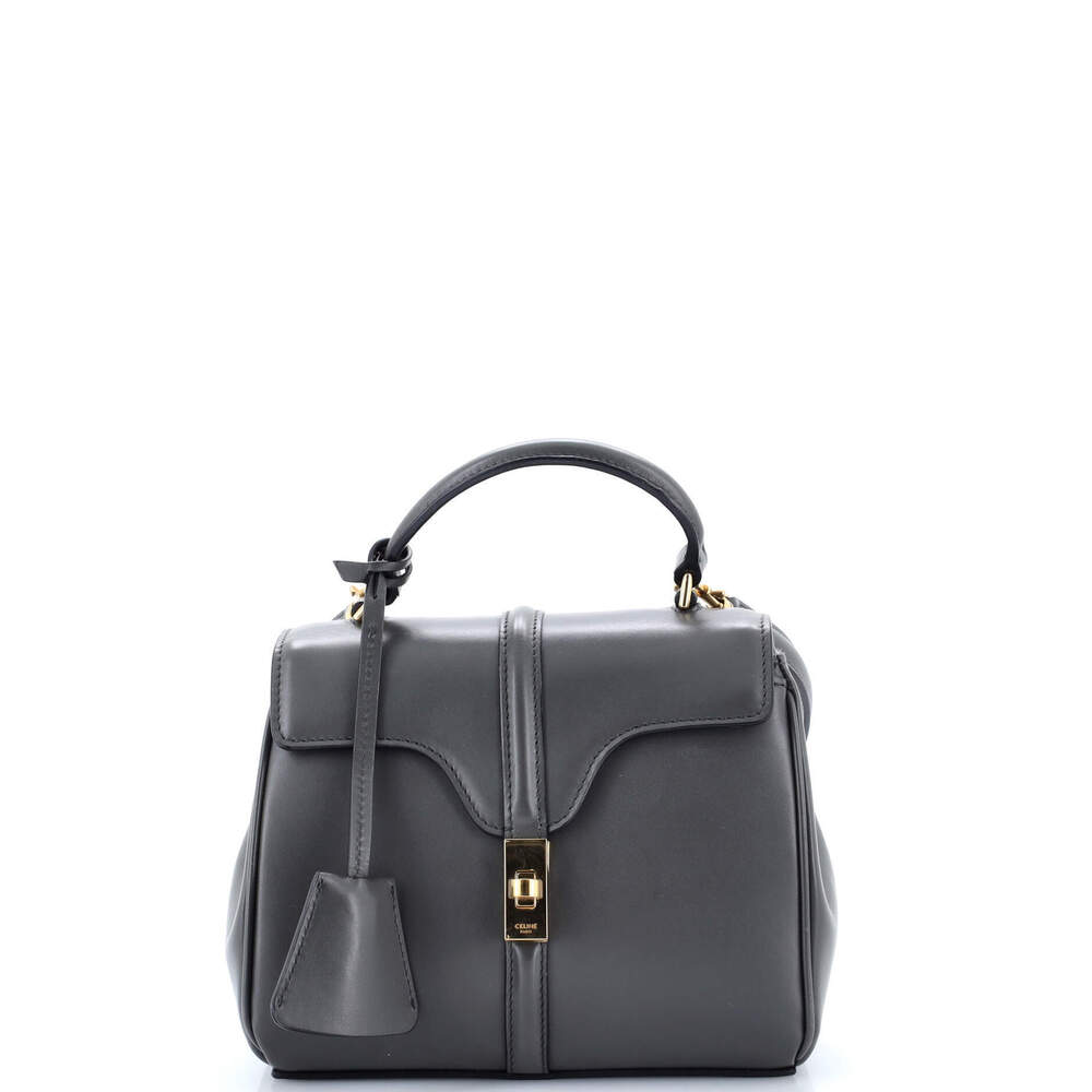 Celine Mini 16 Top Handle Bag Smooth Calfskin